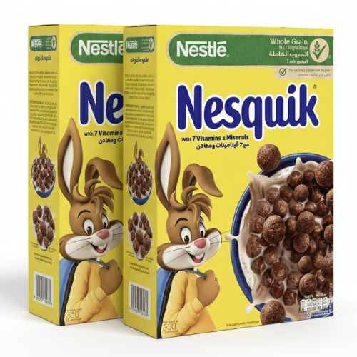 نستله نسكويك عبوة حبوب الإفطار بالشوكولاتة 2*330 جم